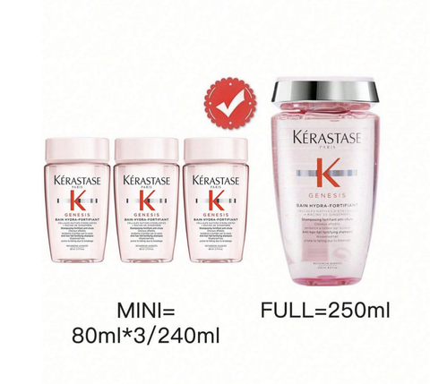 Kerastase Genesis Bain Hydra-Fortifiant Shampoo 80ml/80ml*3/240ml