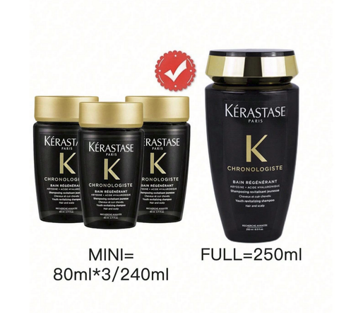 Kerastase Chronologiste Bain Regenerant Shampoo 80ml/80ml*3/240ml