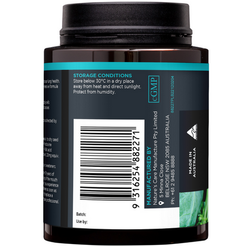 Nature's Care Pro Series Super Lung Support 120 Capsules