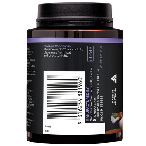 Nature's Care Pro Series Sleep and Relax Magnesium & Ashwagandah 60 Hard Capsules