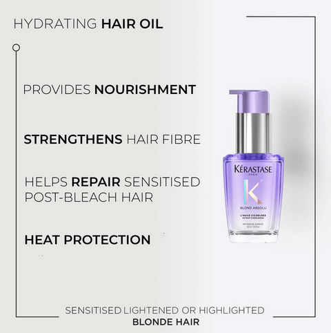 Kerastase Blond Absolu L'HUILE CICAGLOSS HAIR OIL 30ml