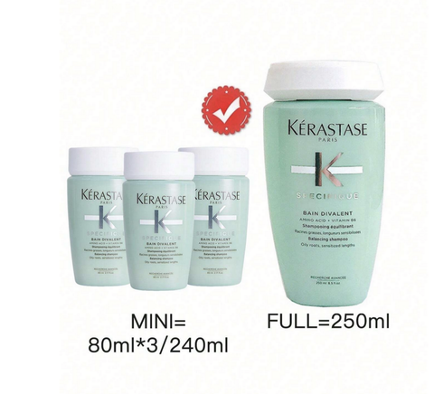 Kerastase SPECIFIQUE BAIN DIVALENT BALANCING SHAMPOO 80ml/80ml*3/240ml