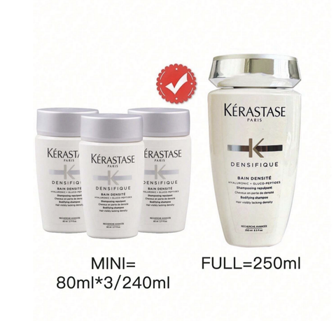Kerastase Densifique Bain Densite Bodifying Shampoo 80ml/80ml*3/240ml