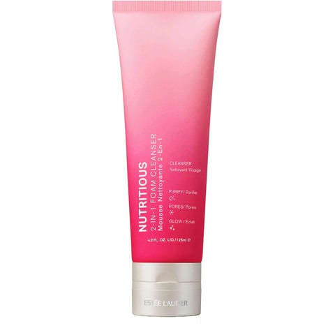 Estée Lauder Nutritious 2-in-1 Foam Cleanser for Oily Skin – Purifying Daily Cleanser & Mask 125ML