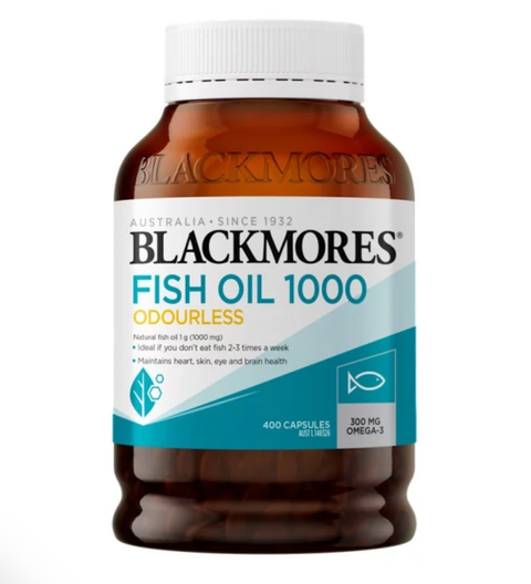 Blackmores Fish Oil 1000 Odourless 400 Capsules