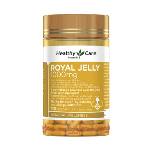 Healthy Care Royal Jelly 1000mg 120 Capsules