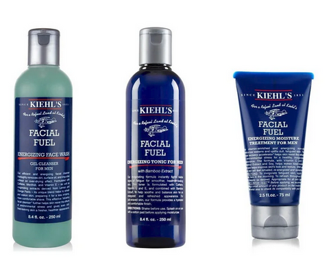 Kiehl's Men's Hydration Essentials 3pcs Set (Cleanser + Toner + Moisturizer)