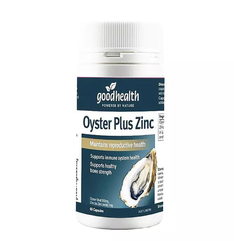 Good Health Oyster Plus Zinc 60 Hard Capsules