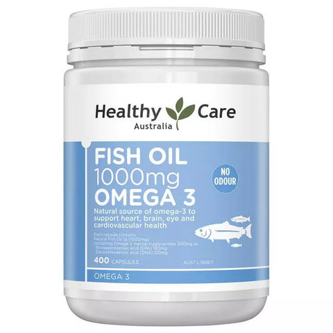 Healthy Care Fish Oil 1000mg Omega 3 400 Capsules
