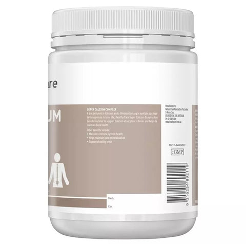 Healthy Care Super Calcium Complex 400 Chewable Tablets