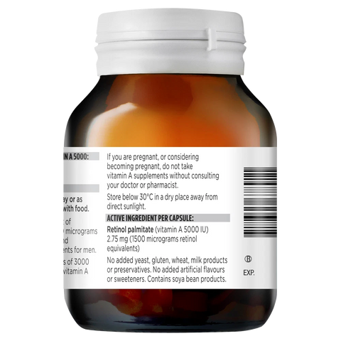 Blackmores Vitamin A 5000 150 Capsules