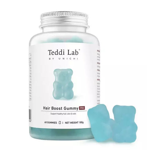 New Unichi Teddi Lab Hair Boost Gummy Pro - 60 Gummies
