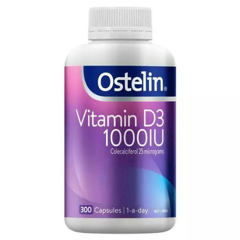 Ostelin Vitamin D3 1000IU Vitamin D 300 Capsules