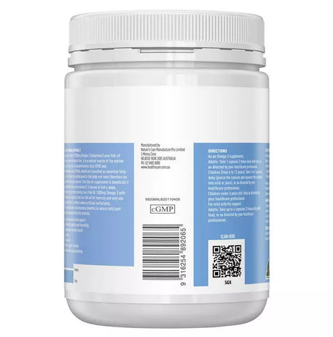 Healthy Care Fish Oil 1000mg Omega 3 400 Capsules