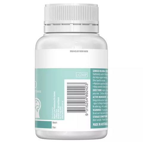 Healthy Care Ginkgo Biloba 2000 Softgel - 100 Capsules