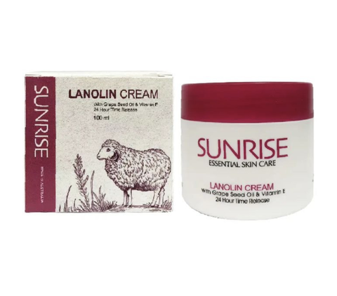 Sunrise Lanolin Cream With Grape Seed Oil 100ml