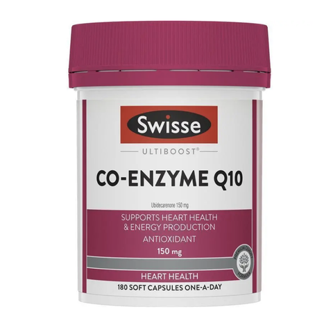 Swisse Ultiboost Co-Enzyme Q10 150mg 180 Capsules