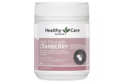 Healthy Care High Strength Cranberry 30000mg 90 Capsules