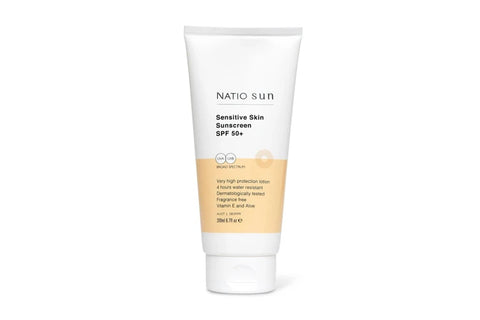 Natio Sensitive Skin Sunscreen SPF 50+ 200ml