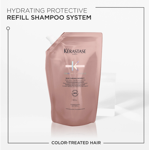 Kerastase Chroma Absolu Bain Chroma Respect Shampoo Refill Pouch 500ml