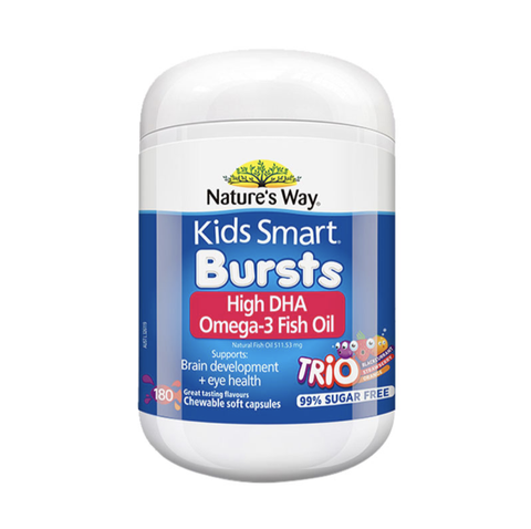 Nature's Way Kids Smart Omega3 Fish Oil Trio 180 Capsules