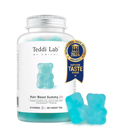 New Unichi Teddi Lab Hair Boost Gummy Pro - 60 Gummies