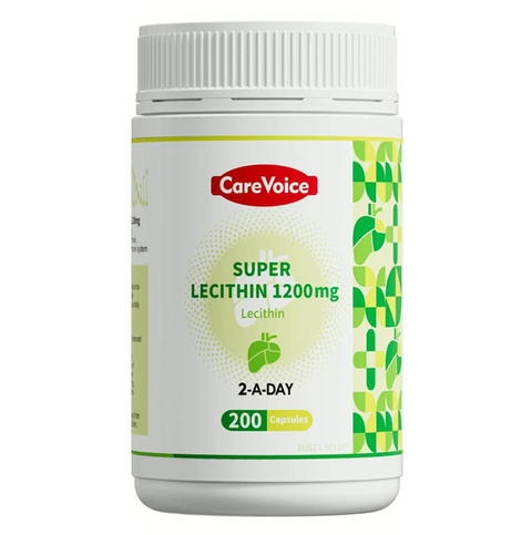 CareVoice Super Lecithin 1200mg 200 Caps