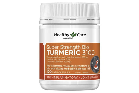 Healthy Care Bio Turmeric 3100mg - Anti-Inflammatory, 100 Capsules