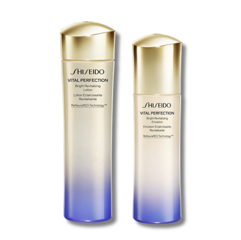 Shiseido Vital-Perfection Bright Revitalizing Lotion 150mL+Bright Revitalizing Emulsion 100mL Basic Care Set