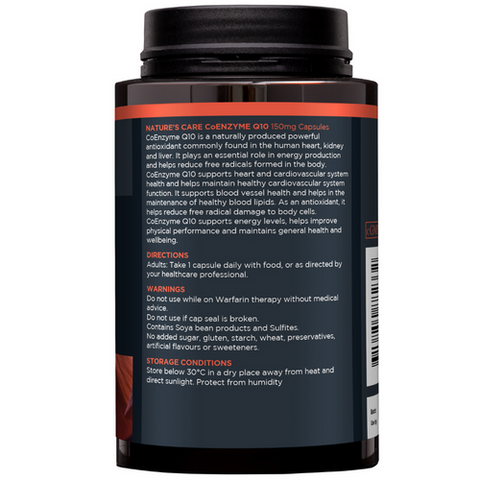 Nature's Care Pro Series Coenzyme Q10 150mg 90 Capsules