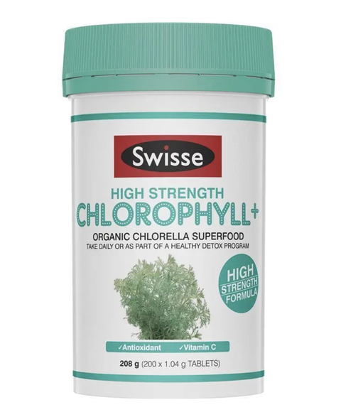Swisse High Strength Chlorophyll+1000mg 200 Tablets