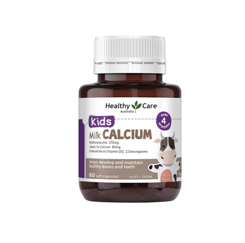 Healthy Care Kids Milk Calcium 60 Capsules