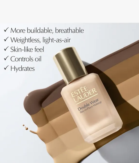 Estee Lauder Double Wear Stay-In-Place Longwear Matte Foundation 30mL-1C0 New Look