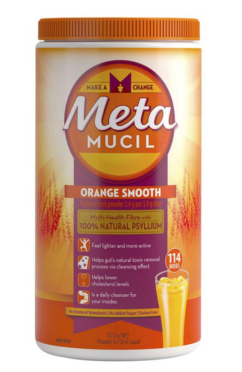Metamucil Orange Smooth Fibre 114 Doses 673g