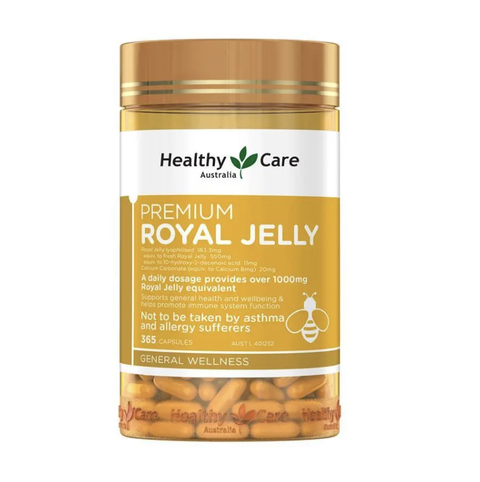 Healthy Care Royal Jelly 1000mg 365 Capsules