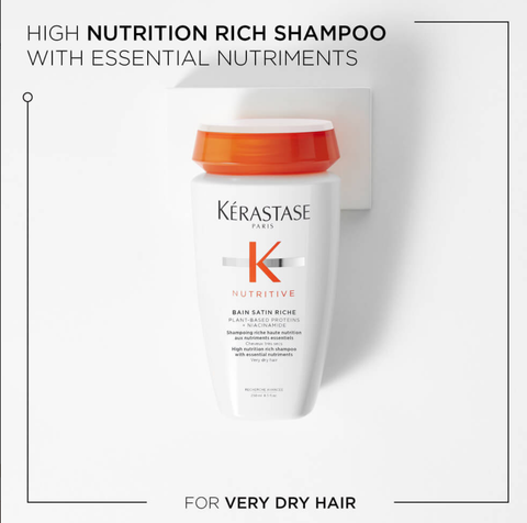 Kérastase Nutritive Bain Satin Riche Shampoo 250ml(Very Dry Hair)