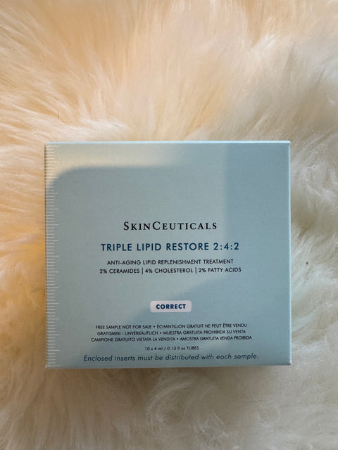 SkinCeuticals Triple Lipid Restore 2:4:2 1 Travel Size Face Cream Sample (10 *4ml)
