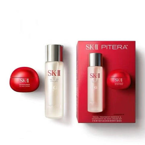 SK-II Facial Treatment Essence & Skinpower Cream Set New Look
