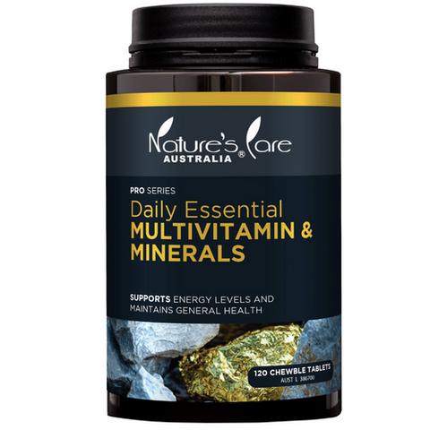 Nature's Care Pro Series Daily Essential Multivitamins & Minerals Chewable 120 Tablets