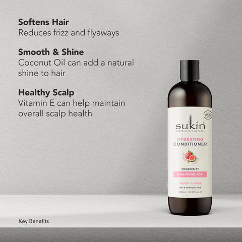 Sukin LYCHEE HYDRATING CONDITIONER| FRUITY HAIRCARE | 500ML