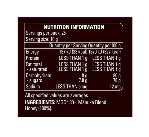 Comvita MGO30+ Manuka Blend Honey 250g
