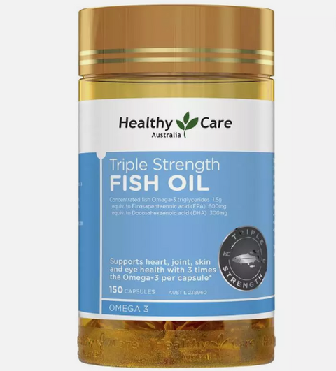 Healthy Care Triple Strength Fish Oil 150 Capsules