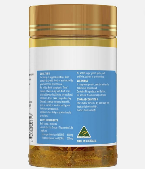 Healthy Care Triple Strength Fish Oil 150 Capsules