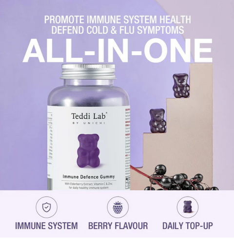 Unichi Elderberry Immune Defence Gummy 60 Gummies