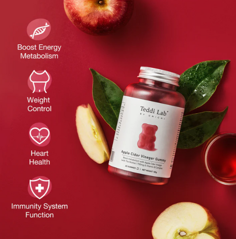 Unichi Apple Cider Vinegar Gummy 60 Gummies