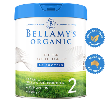Bellamy's Organic  Beta Genica-8™ Step 2 Follow-On Formula 800g