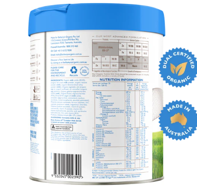 Bellamy's Organic Beta Genica-8™ Step 3 Toddler Milk Drink 800g