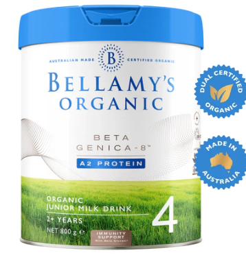 Bellamy's Organic Beta Genica-8™ Step 4 Junior Milk Drink 800g
