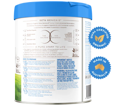 Bellamy's Organic Beta Genica-8™ Step 4 Junior Milk Drink 800g