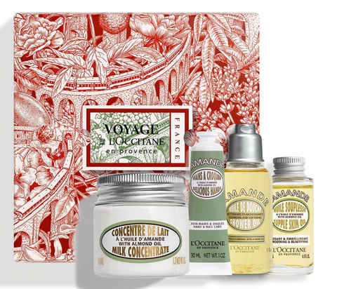 L'Occitane Indulgent Almond Collection 4pc
